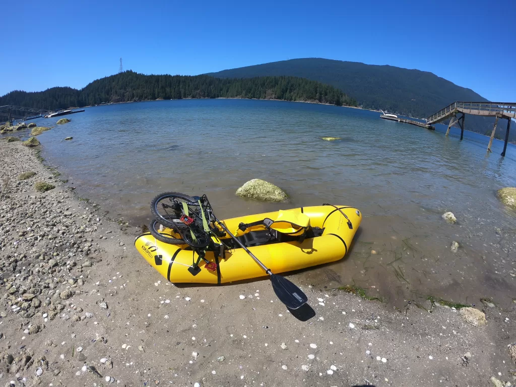 Boat loaded up and ready! Started paddling around 1pm.